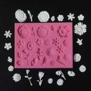 Bunch of Flowers Silicone Clay Mould