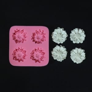 Cabbage Flowers Silicone Clay Mould