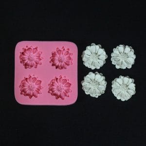 Cabbage Flowers Silicone Clay Mould