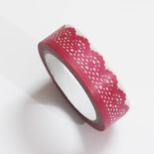 Half Doily - Pink - Japanese Washi Tape