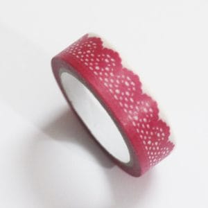 Half Doily - Pink - Japanese Washi Tape