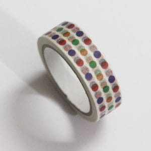 Polka Dots - Colorful - Japanese Washi Tape