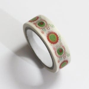 Retro Circles - Colorful - Japanese Washi Tape