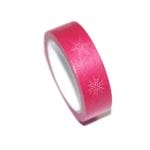 Snowflakes-  Red and White - Japanese Washi Tape