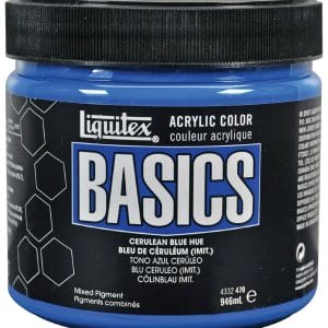 Liquitex Basics Acrylic Paint - Cerulean Blue Hue (946ML)