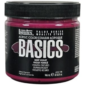Liquitex Basics Acrylic Paint - Deep Violet (946ML)