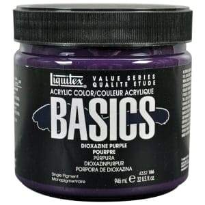 Liquitex Basics Acrylic Paint - Dioxazine Purple (946ML)