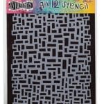 Dylusions 9 X 12 Stencil - Blocks Large