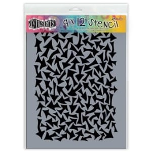 Dylusions 9 X 12 Stencil - Arrows Large