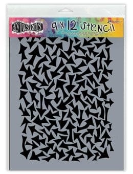 Dylusions 9 X 12 Stencil - Arrows Large Dylusions 9 X 12 Stencil - Arrows Large