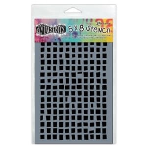 Dylusions 5 X 8 Stencil - Squres Small