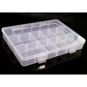 18 Grid Removable Plastic Storage Box (Small)