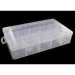 Multifunctional Removable 15 Cubicles PP Storage Organizer Case (Large)