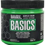 Liquitex Basics Acrylic Paint - Light Green Permanent (946ML)