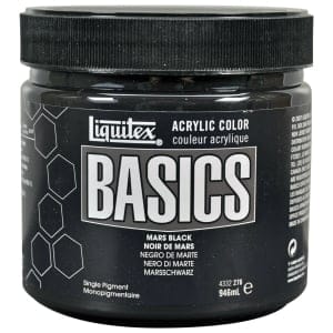 Liquitex Basics Acrylic Paint - Mars Black (946ML)