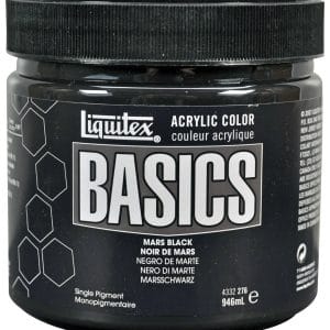 Liquitex Basics Acrylic Paint - Mars Black (946ML)