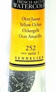 Sennelier l'Aquarelle French Artists' Watercolor 21 ML - Yellow Ochre