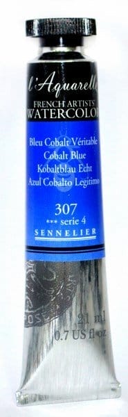 Sennelier l'Aquarelle French Artists' Watercolor 21 ML - Cobalt Blue n131535307 cobalt blue Sennelier l'Aquarelle French Artists' Watercolor 21 ML - Cobalt Blue