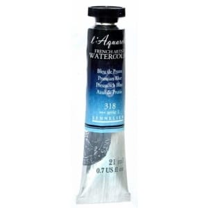 Sennelier l'Aquarelle French Artists' Watercolor 21 ML - Prussian Blue