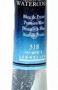Sennelier l'Aquarelle French Artists' Watercolor 21 ML - Prussian Blue