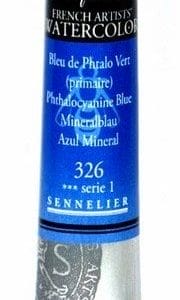 Sennelier l'Aquarelle French Artists' Watercolor 21 ML - Phthalocyanine Blue