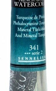 Sennelier l'Aquarelle French Artists' Watercolor 21 ML - Phthalocyanine Turquoise