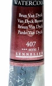 Sennelier l'Aquarelle French Artists' Watercolor 21 ML - Van Dyck Brown