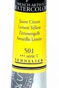 Sennelier l'Aquarelle French Artists' Watercolor 21 ML - Lemon Yellow