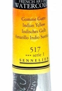 Sennelier l'Aquarelle French Artists' Watercolor 21 ML - Indian Yellow