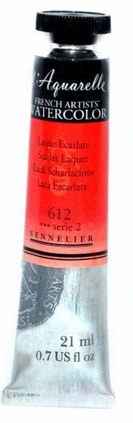 Sennelier l'Aquarelle French Artists' Watercolor 21 ML - Scarlet Lequer n131535612 scarlet lequer Sennelier l'Aquarelle French Artists' Watercolor 21 ML - Scarlet Lequer