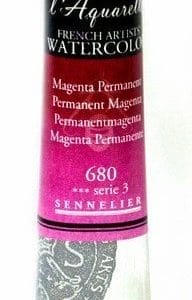 Sennelier l'Aquarelle French Artists' Watercolor 21 ML - Permanent Magenta