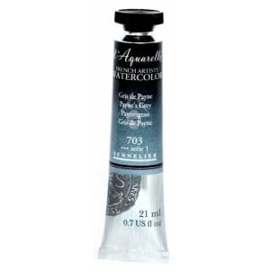 Sennelier l'Aquarelle French Artists' Watercolor 21 ML - Paynes Grey