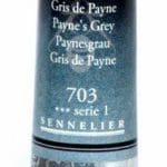 Sennelier l'Aquarelle French Artists' Watercolor 21 ML - Paynes Grey