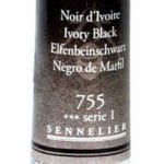 Sennelier l'Aquarelle French Artists' Watercolor 21 ML - Ivory Black
