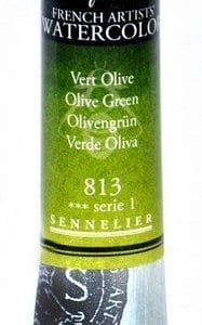 Sennelier l'Aquarelle French Artists' Watercolor 21 ML - Olive Green