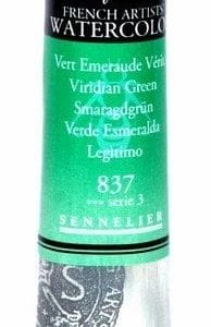 Sennelier l'Aquarelle French Artists' Watercolor 21 ML - Viridian Green