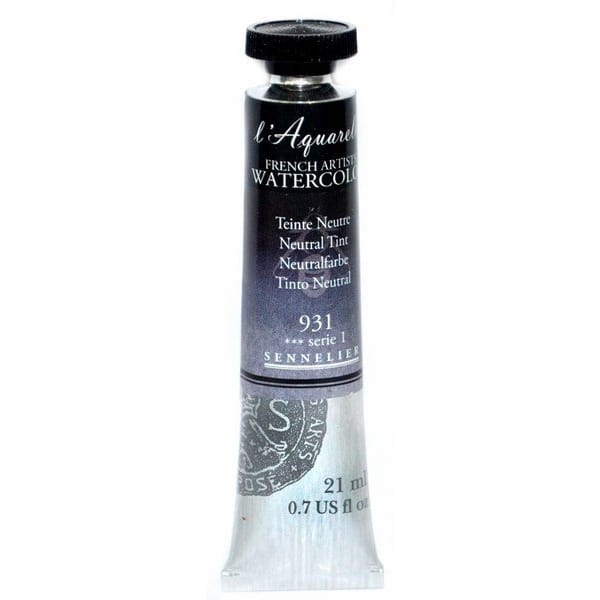 Sennelier l'Aquarelle French Artists' Watercolor 21 ML - Neutral Tint