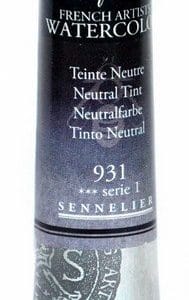 Sennelier l'Aquarelle French Artists' Watercolor 21 ML - Neutral Tint