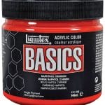 Liquitex Basics Acrylic Paint - Naphthol Crimson (946ML)