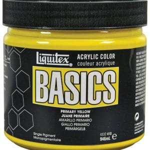 Liquitex Basics Acrylic Paint - Primary Yellow (946ML)