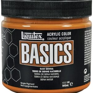 Liquitex Basics Acrylic Paint - Raw Sienna (946ML)