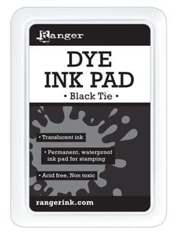 Ranger Dye Ink Pad - Black Tie rdp42822 ranger dye pad black tie Ranger Dye Ink Pad - Black Tie