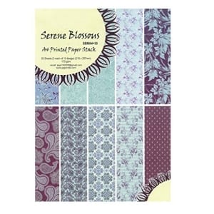 A4 Paper Pack - Serene Blossoms (Set of 30 sheets)