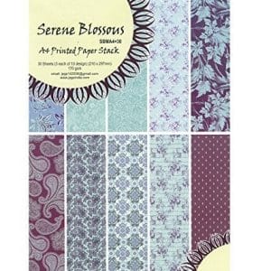 A4 Paper Pack - Serene Blossoms (Set of 30 sheets)