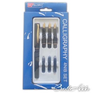 SkyGlory Calligraphy Pen Set - 4 nib set