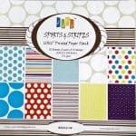 12x12 Paper Pack - Sports and Stripes (Set of 30 sheets)