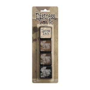 Tim Holtz Mini Distress Ink Pad Kit # 3 (Set of 4)