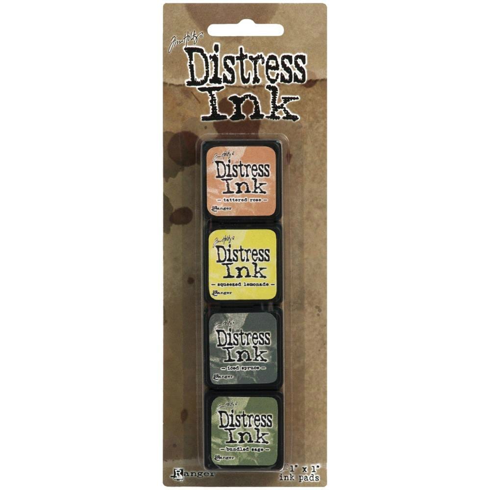 Tim Holtz Mini Distress Ink Pad Kit # 10 (Set of 4) tdpk40408 mini distress pad kit 10 Tim Holtz Mini Distress Ink Pad Kit # 10 (Set of 4)