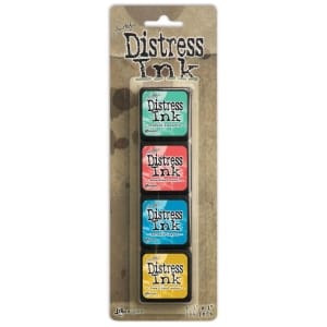 Tim Holtz Mini Distress Ink Pad Kit #13 (Set of 4)