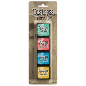 Tim Holtz Mini Distress Ink Pad Kit #13 (Set of 4)